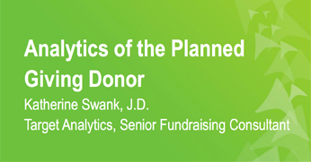 Analytics of the Planned Giving Donor