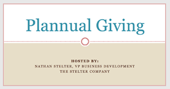 Plannual Giving